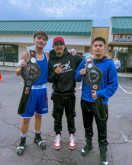 P-Town young fighters with belts