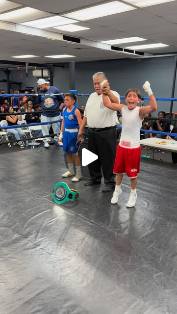 Angel gets his hand raised
