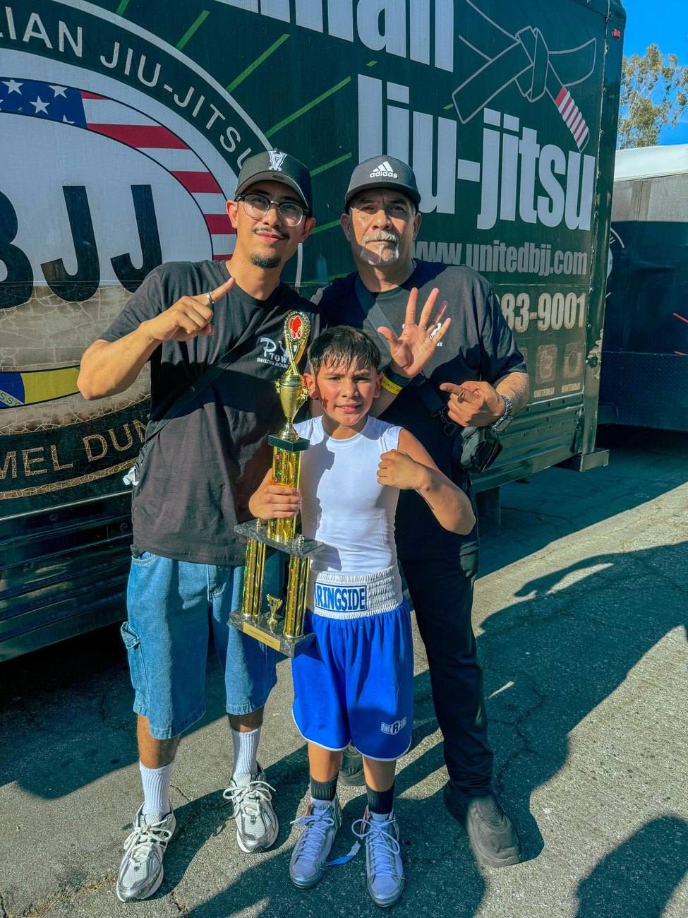 Two young P-Town fighters